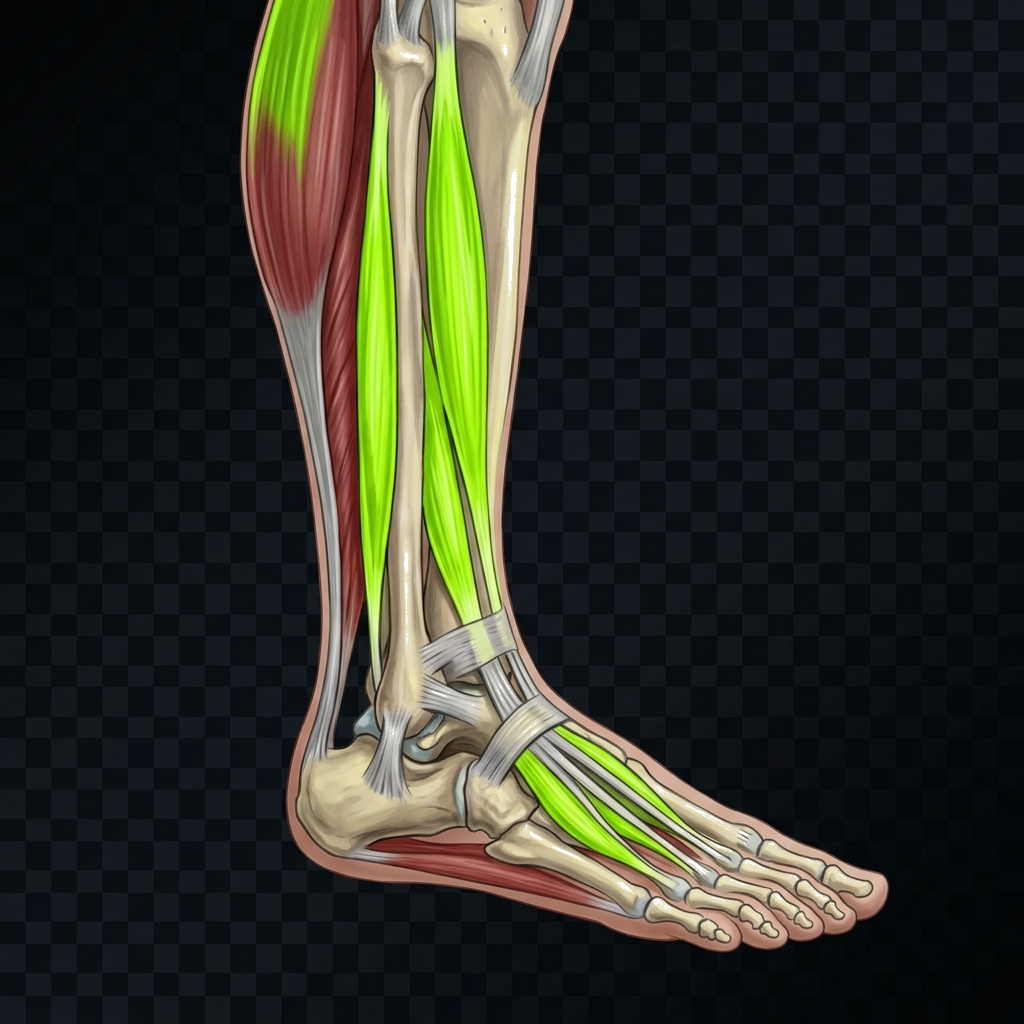 Ankle Circles anatomy diagram.